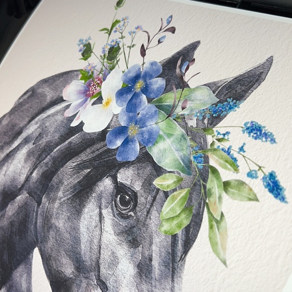 Wall Art Horse Portrait Print Poster Unframed - Picture 12 of 12